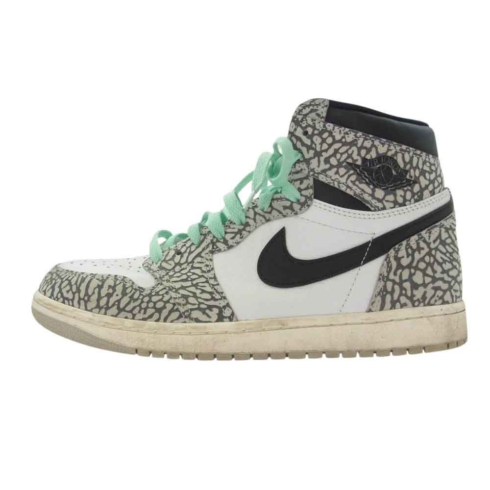 NIKE ナイキ DZ5485-052 AIR JORDAN 1 RETRO HIGH OG ELEPHANT エアジョーダン 1 エレファント ハイカット スニーカー グレー系 26.5cm【中古】