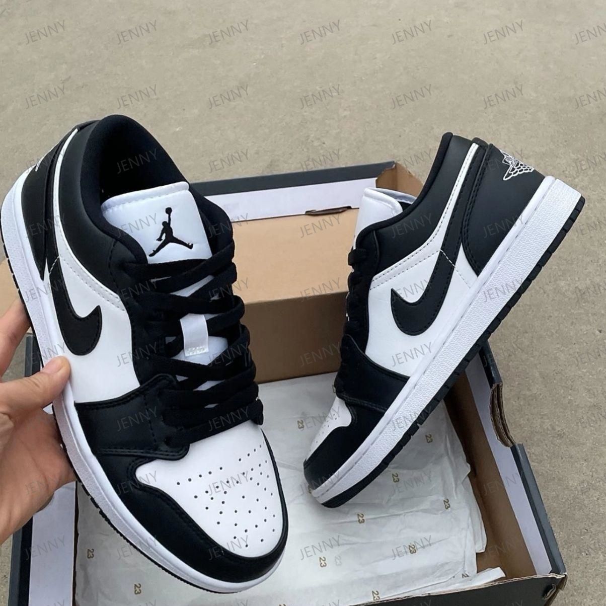 新品 Nike WMNS Air Jordan 1 Low White/Black