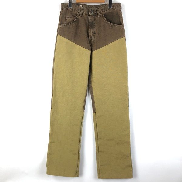 【古着】 Wrangler ラングラー PRO GEAR ハンティングパンツ ダブルニー ワークパンツ 顔料染め ブラウン系 メンズW30 【中古】 n060131