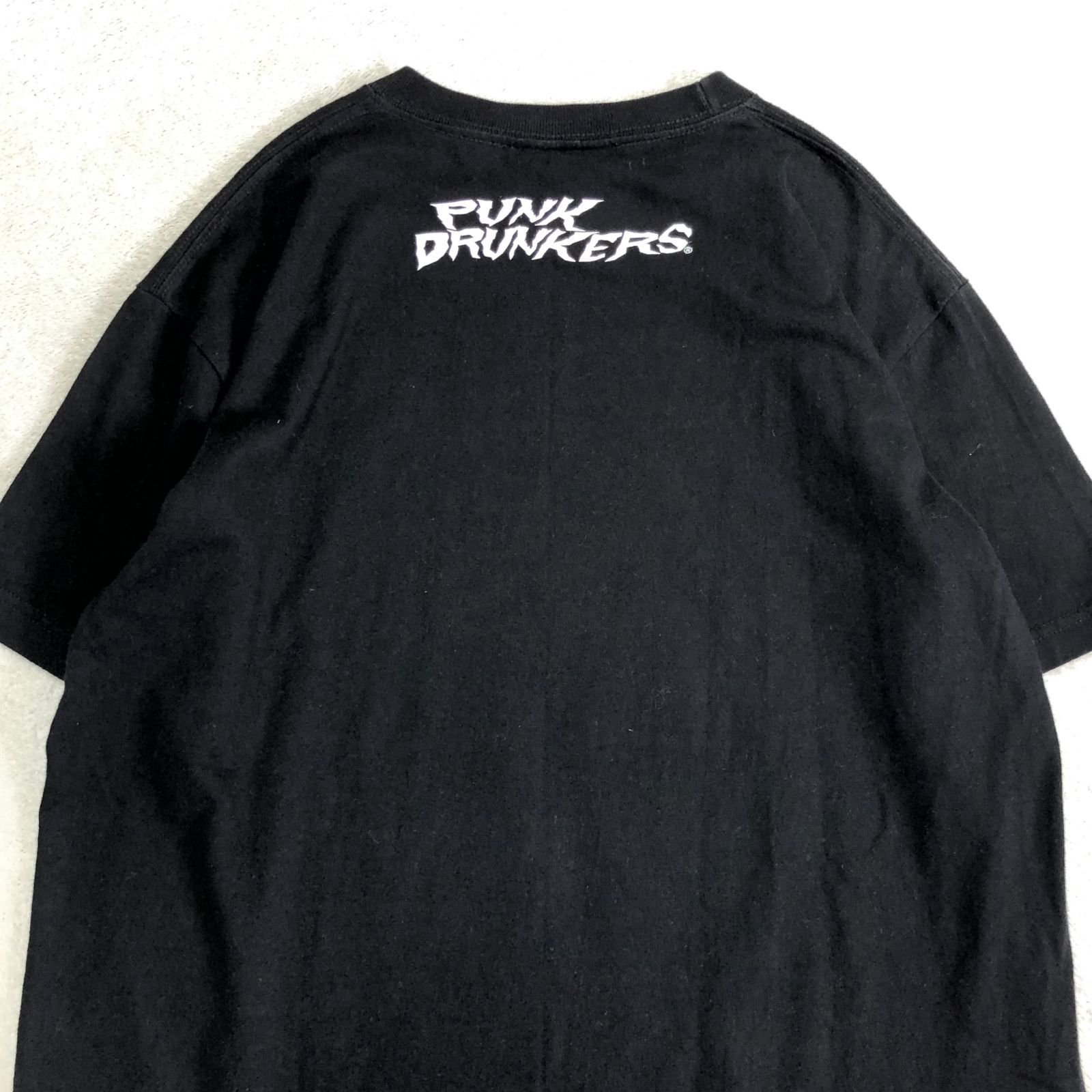 ハンジソン　スキズ　ハンクオッカ　ハンクォッカ　闇T ハン　Tシャツ　ライブT② PUNK DRUNKERS FatAitsuSlim.TEE ショートスリーブTシャツ 半袖