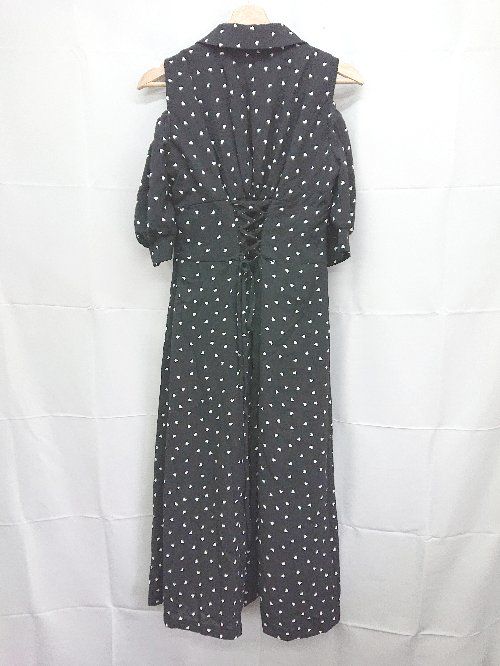 ◇ ⊂ tocco closet ハート オープンショルダー 五分袖 膝下丈