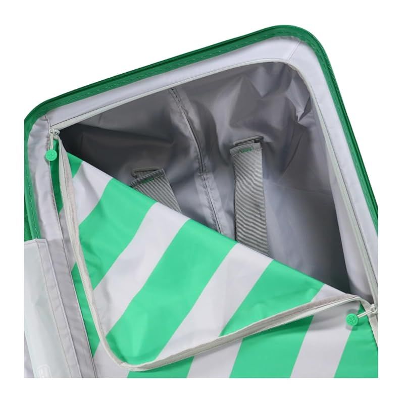 お得な イノベーター スーツケース 100L 79cm 4.9kg BO-8 交換式キャスター ブレーキシステム デュアロックISLAND GREEN 全国送料無料！