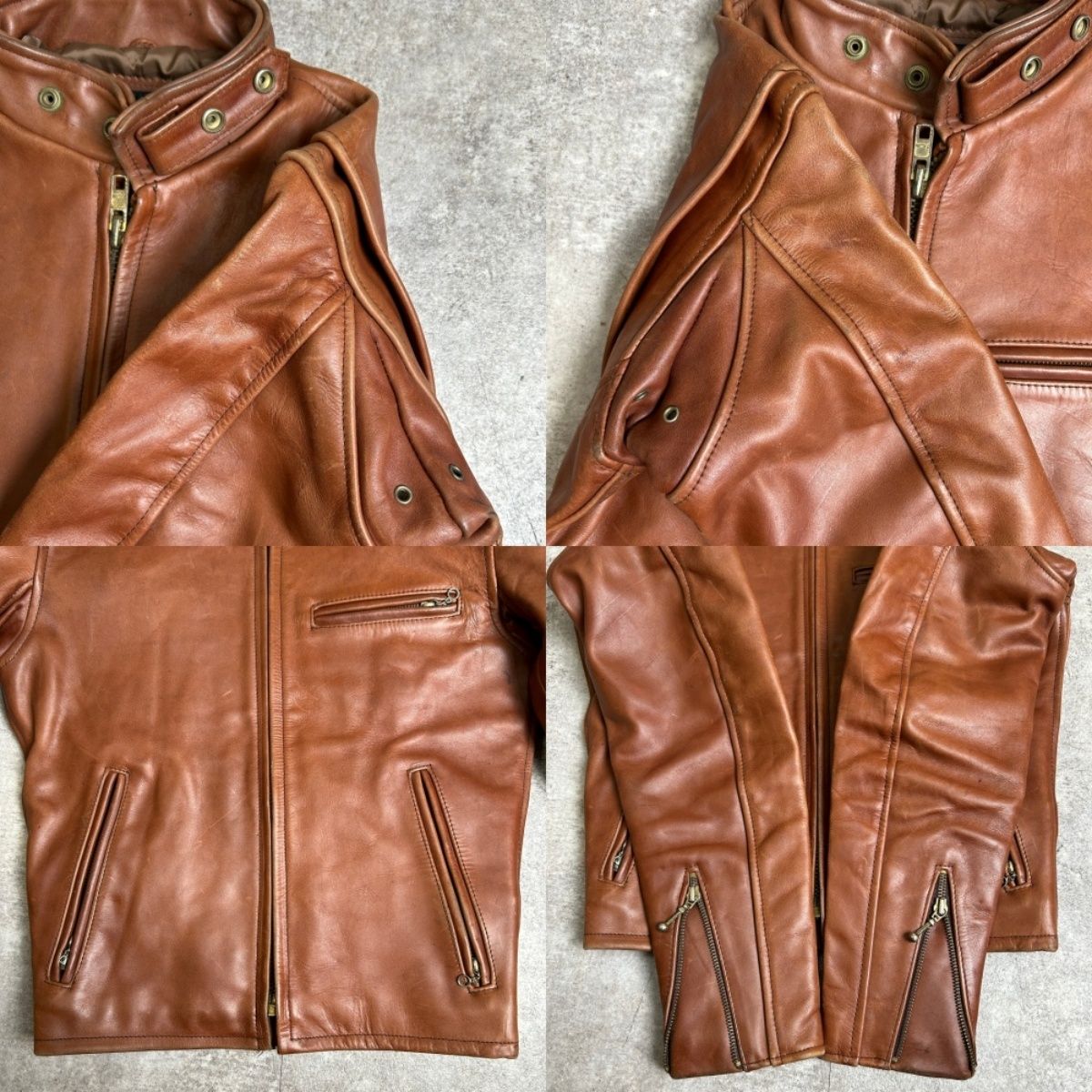 INDIAN MOTORCYCLE ステアハイドレザー シングルライダースJKT 
