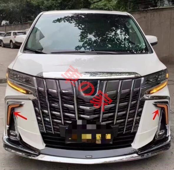 トヨタ アルファード 30系 2015年-LED3色 フロントディライト ウィンカーランプ