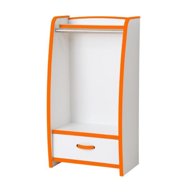 ハンガーラック 子供 キッズ 収納 棚 幅48cm jea-hrj-48h