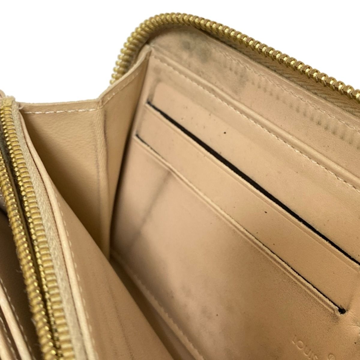 ルイヴィトン デュンヌ モノグラム ジッピーウォレット アイボリー