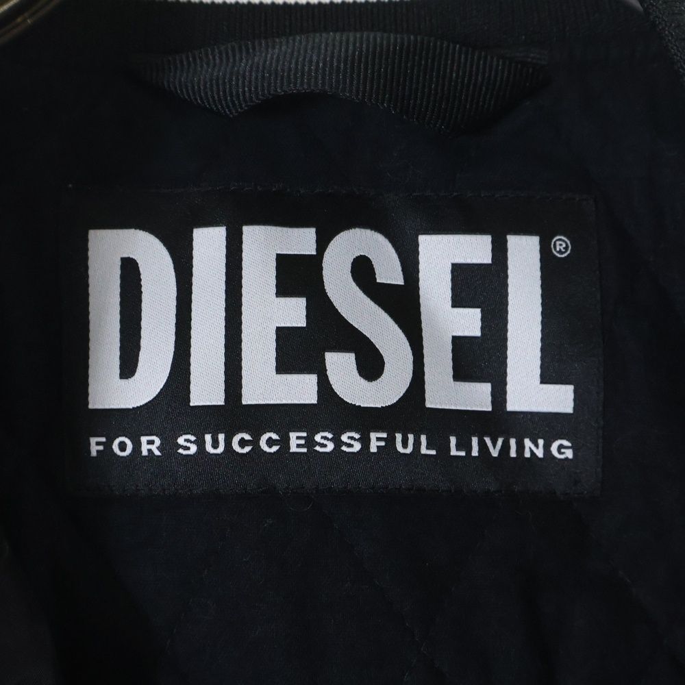 DIESEL (ディーゼル) 21AW J-BULC-PATCH JACKET ロゴ刺繍総柄 スナップ 
