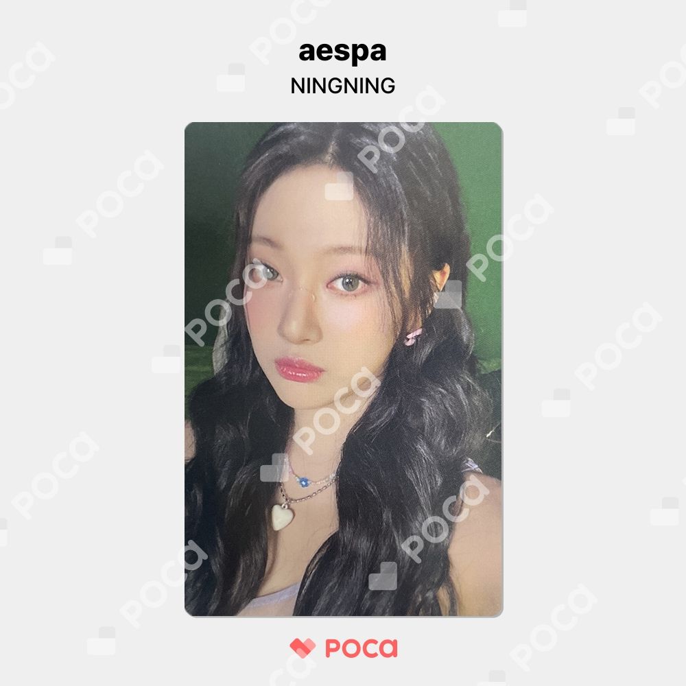 aespa ニンニン トレカ #potd #aespa RANDOM TRADING CARD SET B