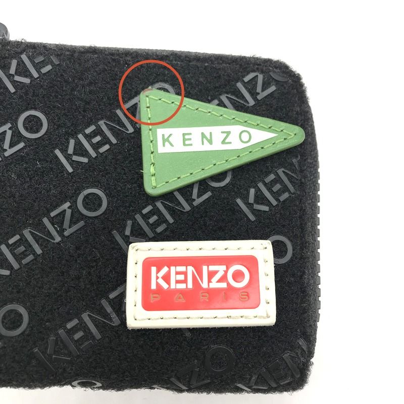 KENZOのミニ財布 KENZO（ケンゾー）の「ミニ 'KENZO Varsity' ソフト レザー