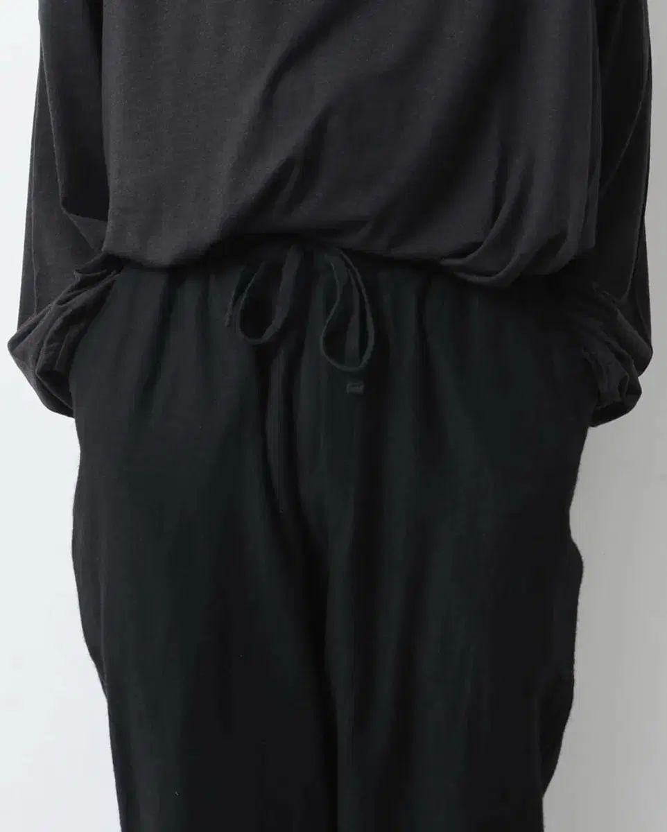 Comoli DrawString Pants Black