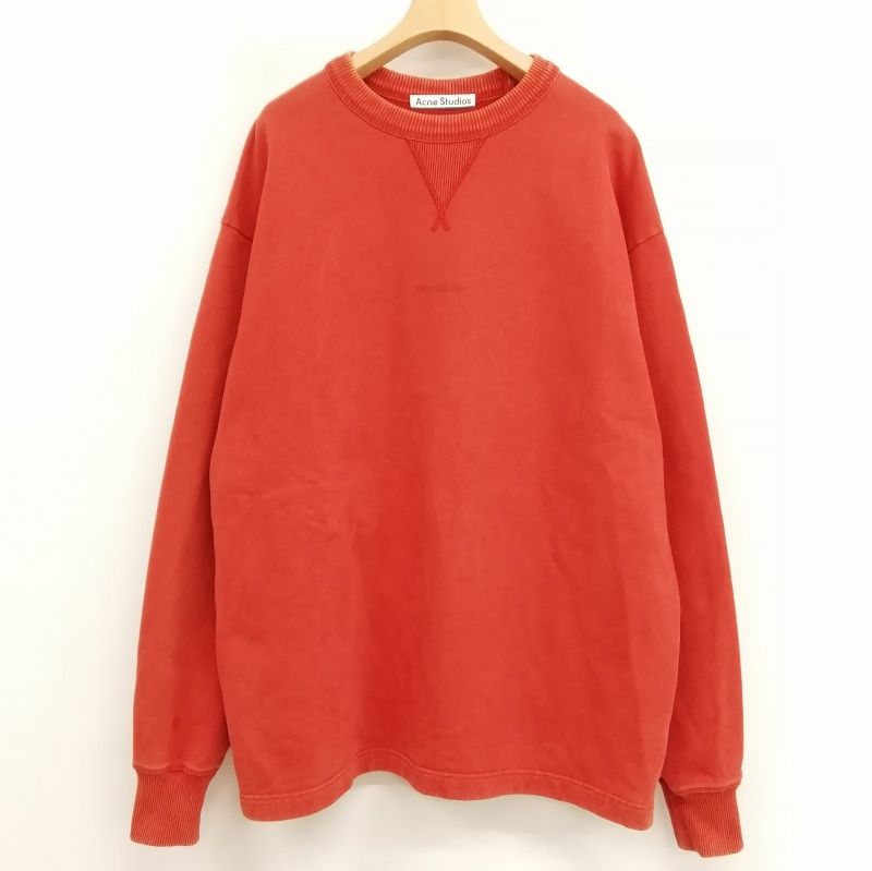 acne studios アクネストゥディオズ スウェット オレンジ S 楽天