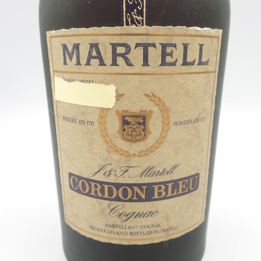 マーテルコルドンブルー 旧グリーンボトル 700ml MARTELL【D】 - お酒