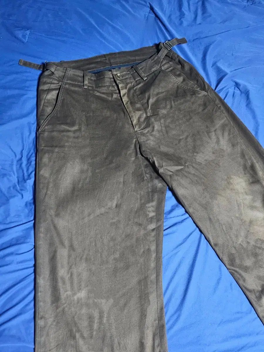 ユース youth ワイド チノ パンツ ブラウン M