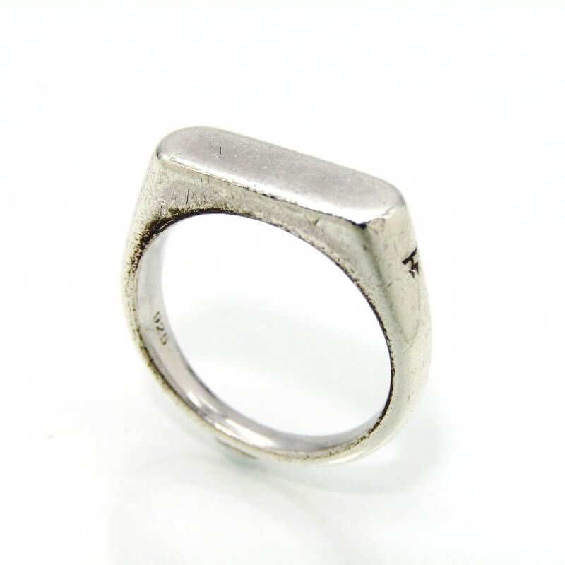 TOM WOOD トムウッド リング Knut Ring #48 クヌート SV925 ロジウム 