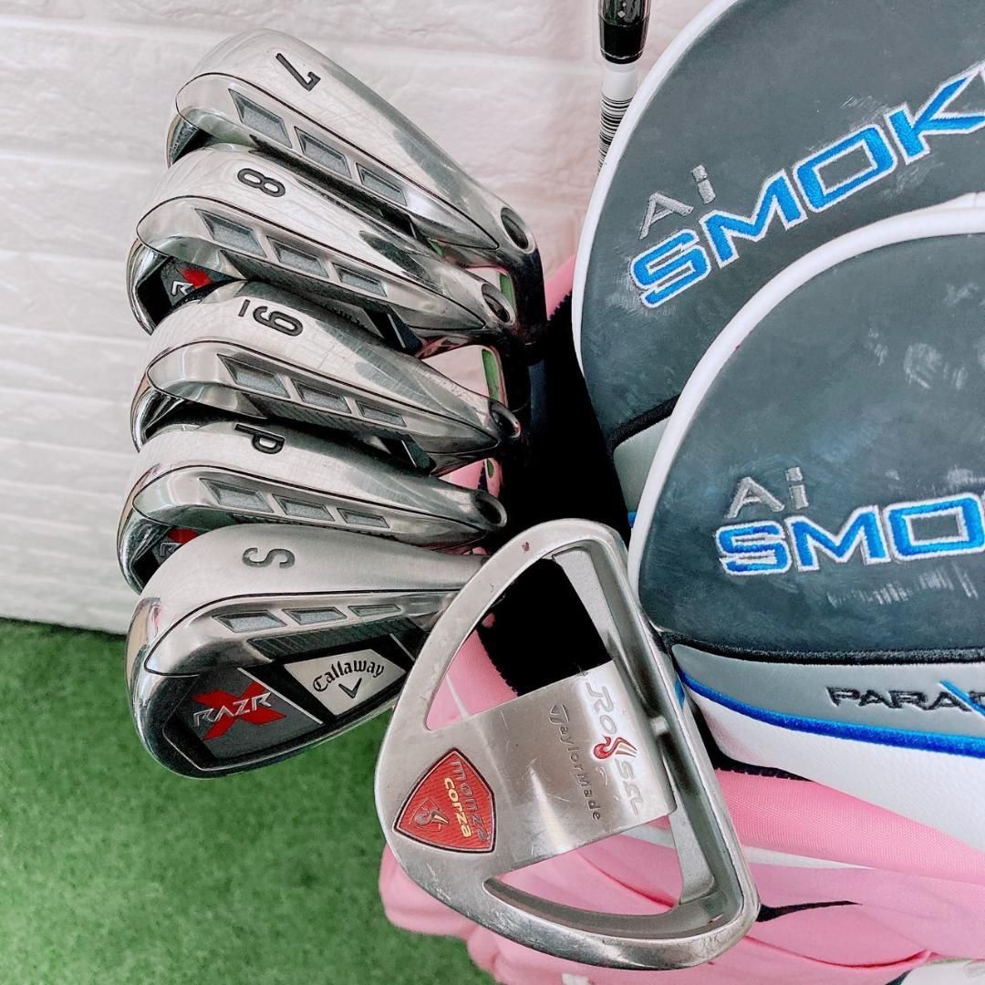 レディース ゴルフクラブセット Callaway Ai SMOKE 9本 初心者 レディース ゴルフクラブセット Callaway Ai SMOKE 9本 初心者