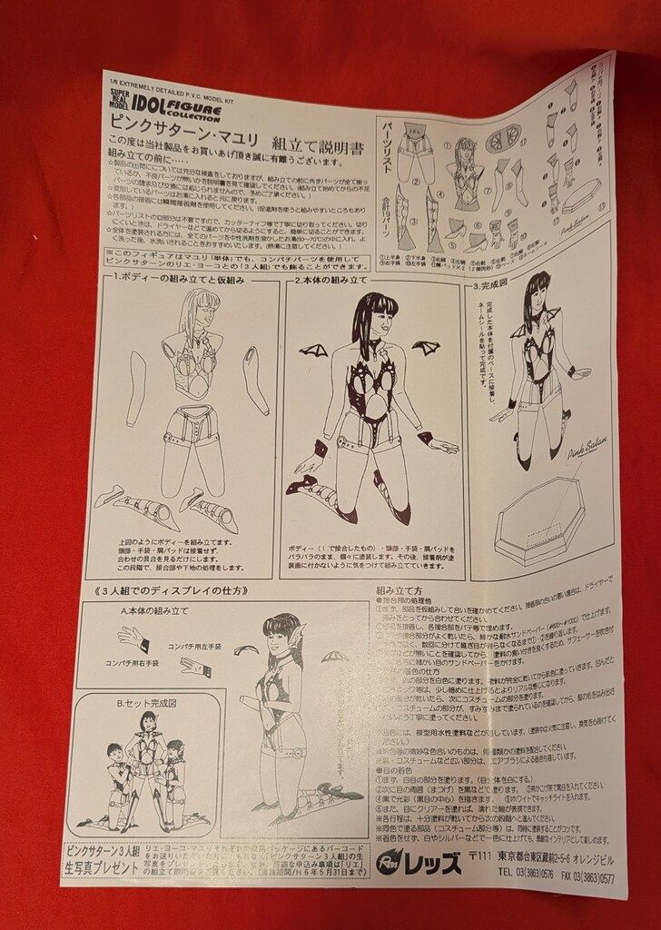 REDS 1/6 アイドルフィギュアコレクション/スーパーリアルモデル