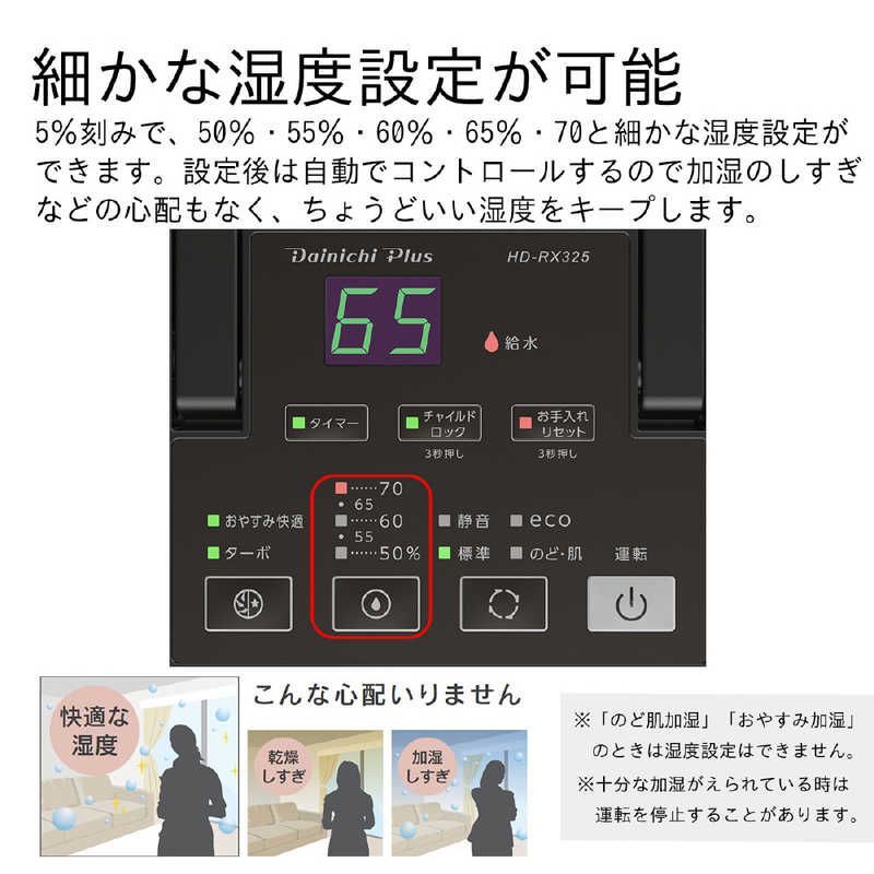 ダイニチ工業 気化ハイブリッド式加湿器
