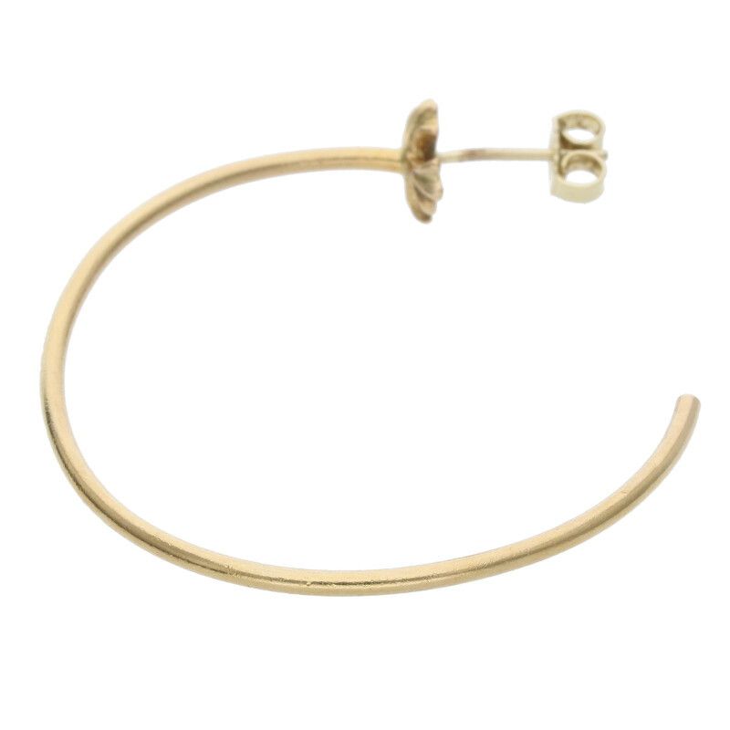 クロムハーツ 22K HOOP CH PLS/CHプラスフープ ゴールドピアス メンズ