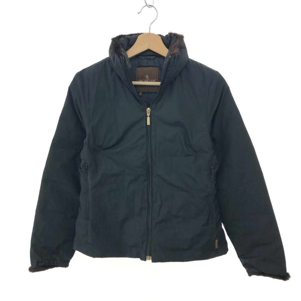 MONCLER モンクレール ダウンジャケット サイズ:0 ブラック ミンク