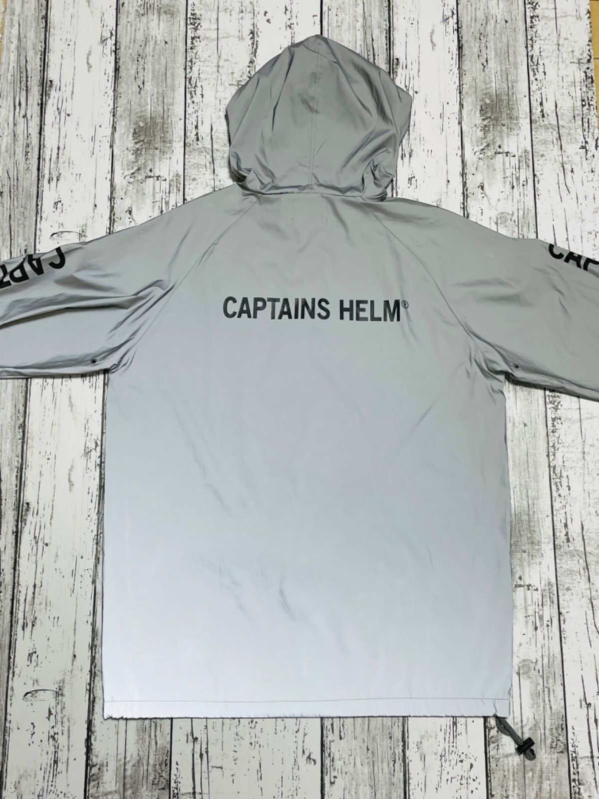 メンズcaptains helm REFLECTIVE HOOD JACKET L - ナイロンジャケット