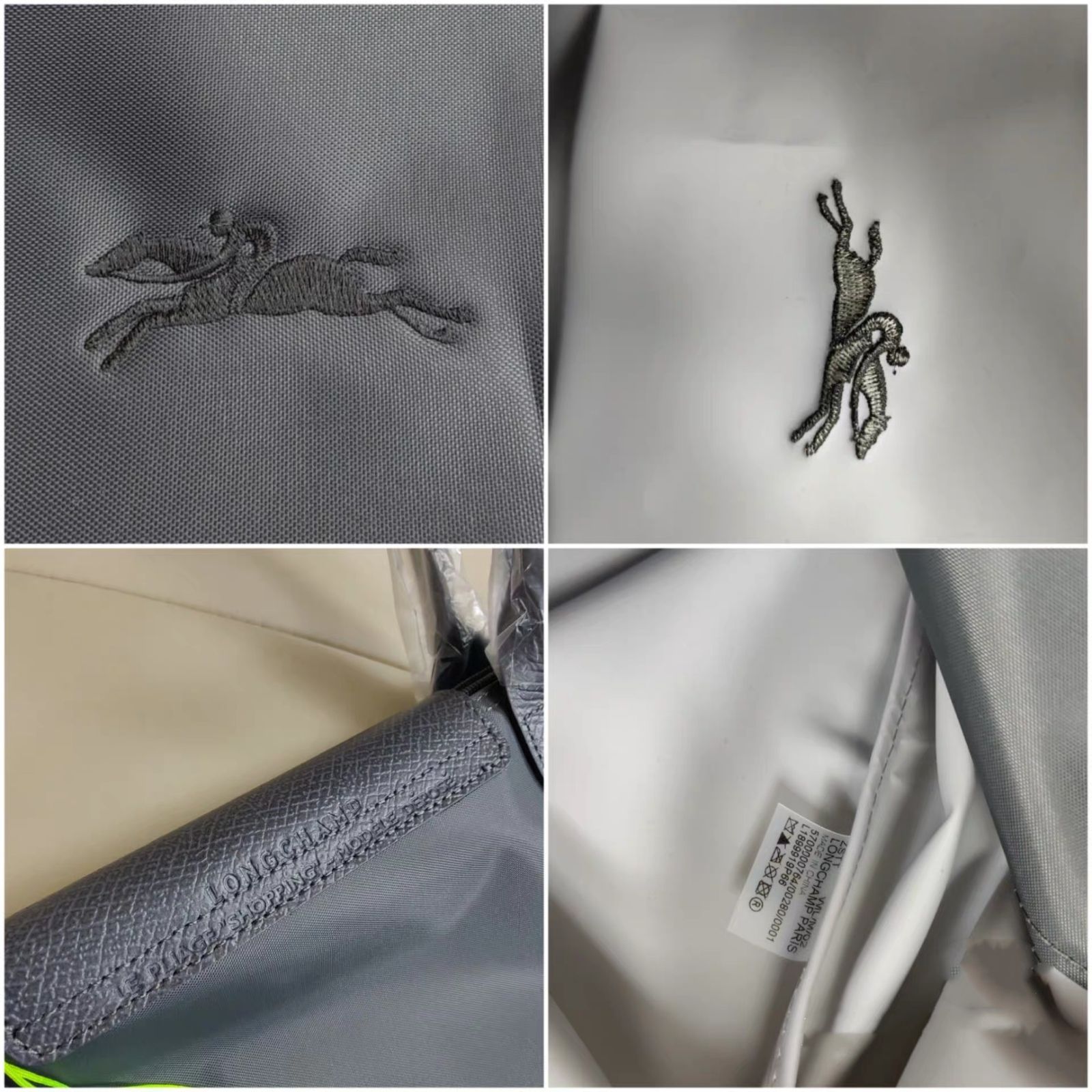 LONGCHAMPル プリアージュトートバッグ(グラファイトグレー、サイズ L） LONGCHAMP ロンシャン トートバッグ ル プリアージュ Lサイズ