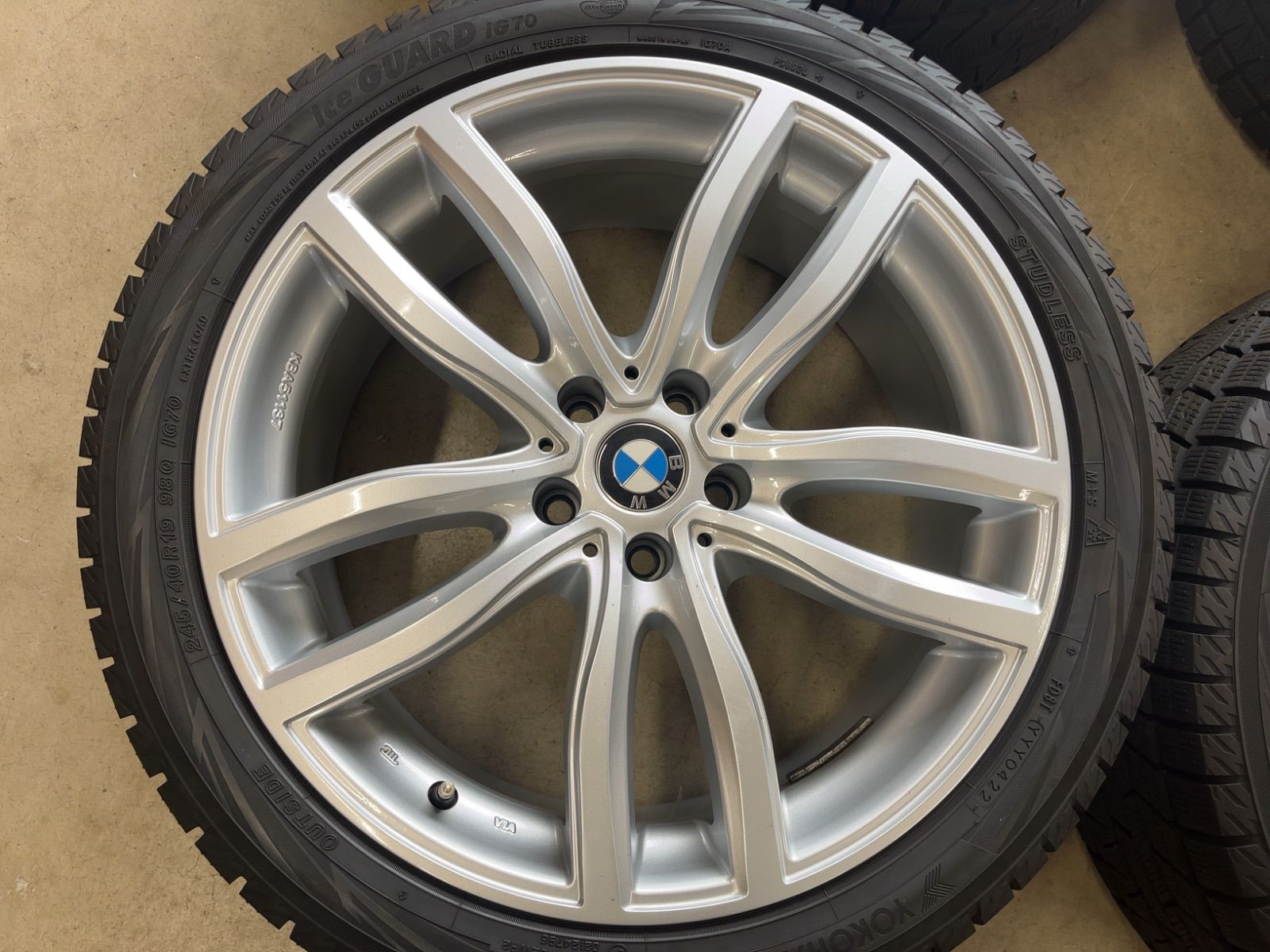 BMW G15 8シリーズ G30 G31 ヨコハマ IG70 バリ山 19インチ 4本セット