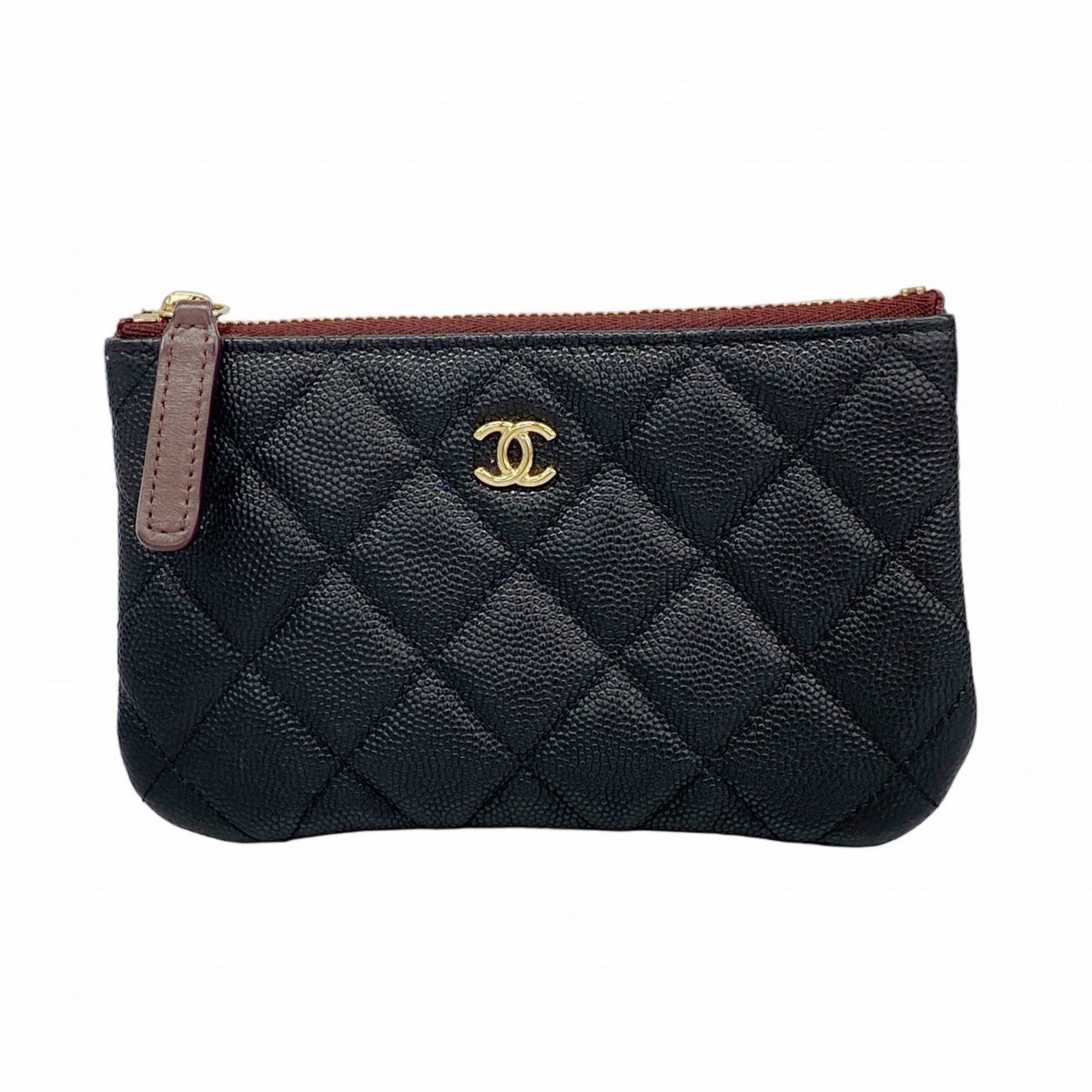 シャネル(Chanel) シャネル ポーチ マトラッセ キャビアスキン