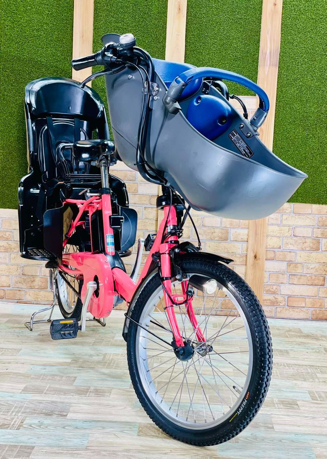 53】子供乗せ電動自転車 Panasonic Gyutto ピンク 20インチ 53】子供