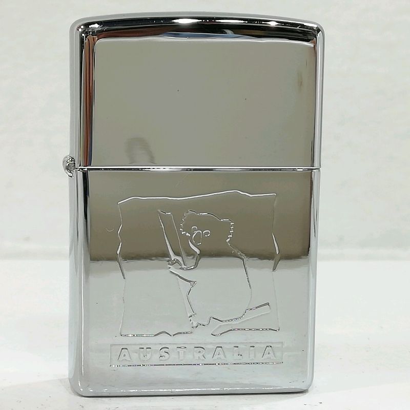 【未使用品】【送料無料】ZIPPO オーストラリア コアラ柄 オイルライター 1998年※メール便でお送りします【き】