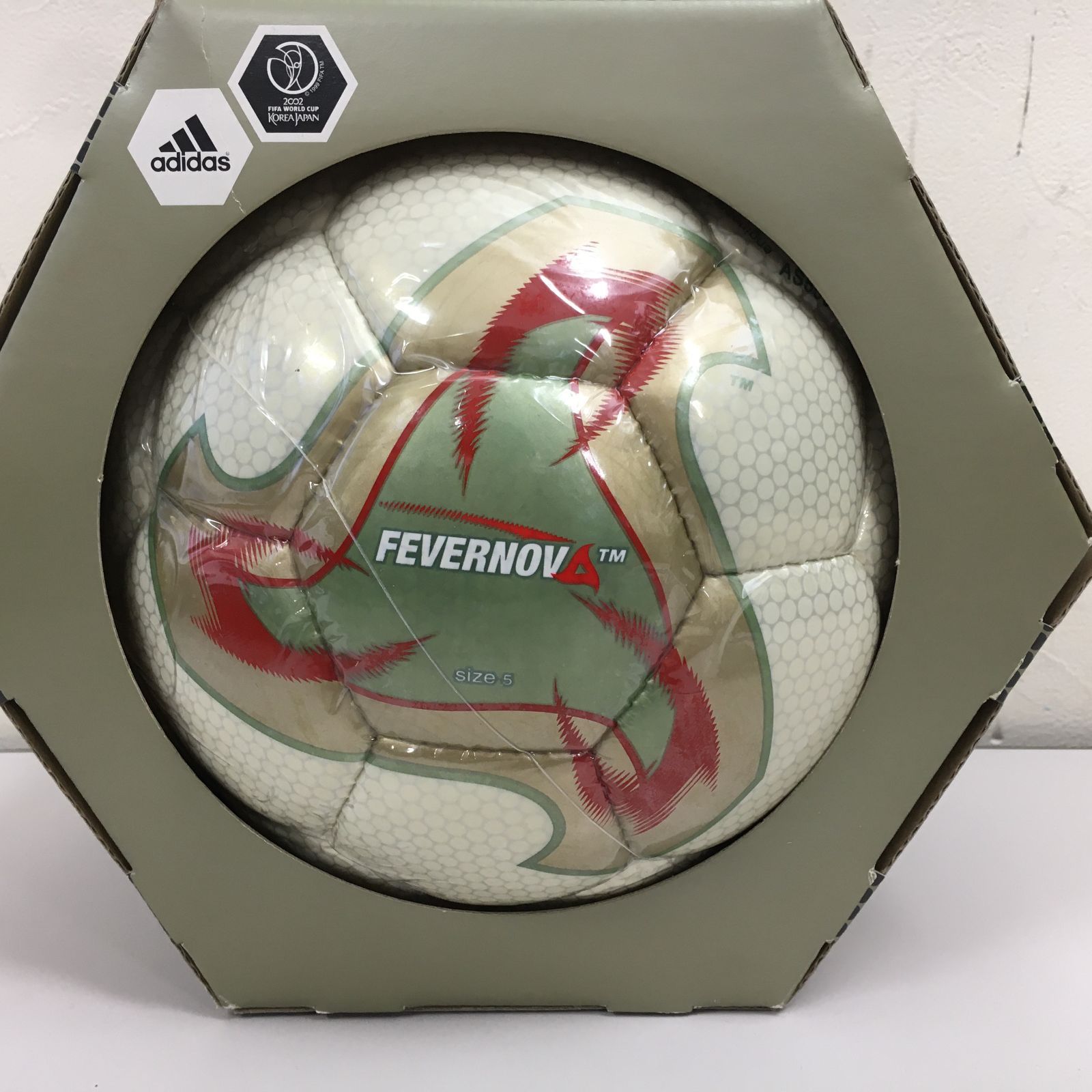 FIFAサッカー 2002年 日韓ワールドカップ公式球 5号 未使用品