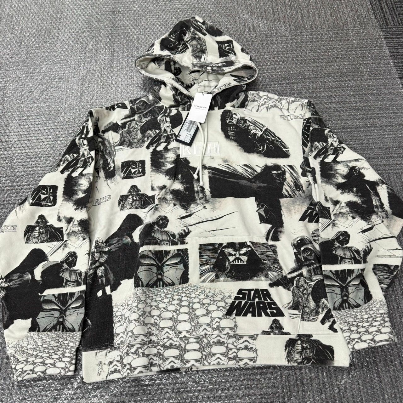 KITH STARWARS Darth Vader Illustration Hoodie Lサイズ キス スター 