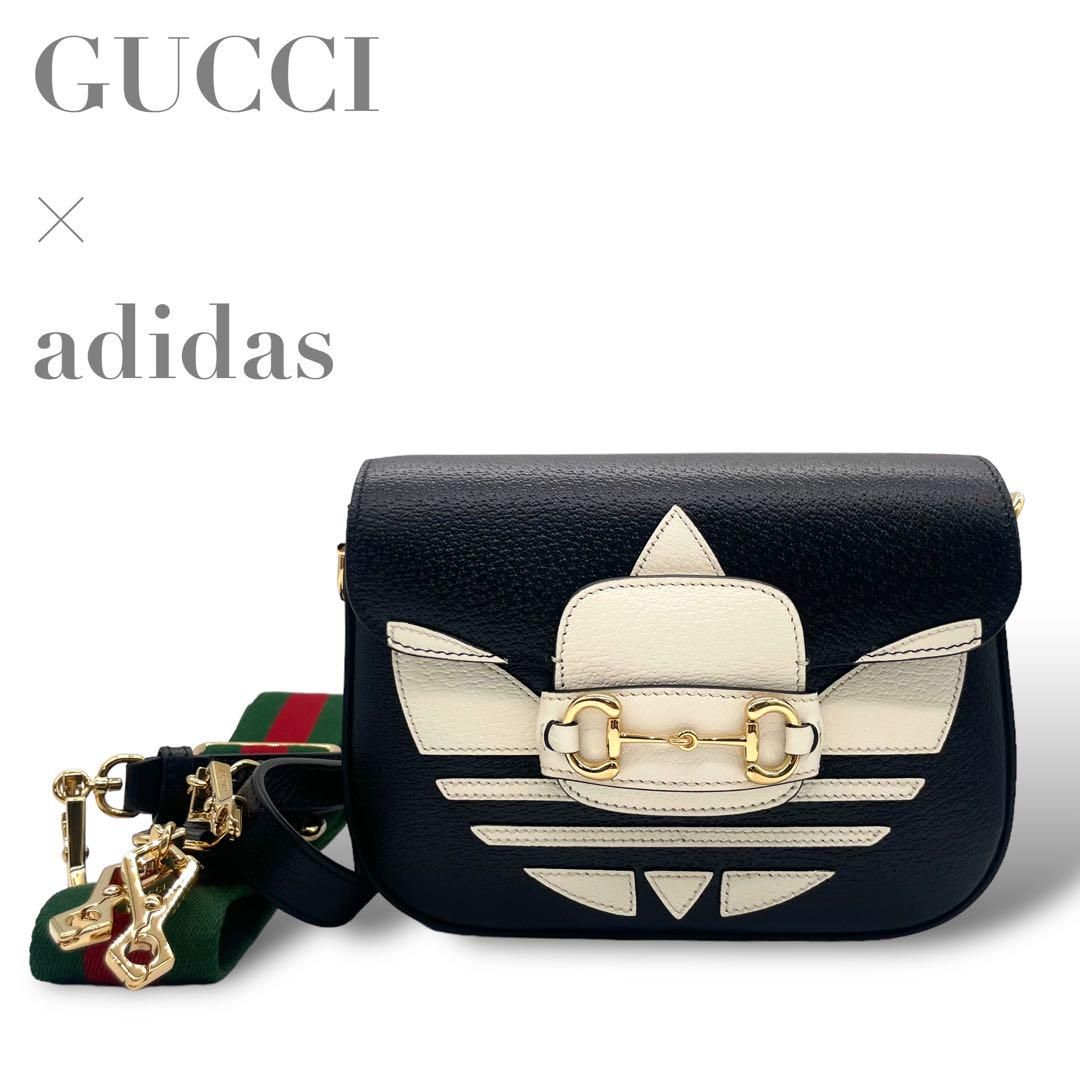 未使用 限定 GUCCI グッチ アディダス コラボ 658574 ショルダーバッグ A ホースビット - メルカリ