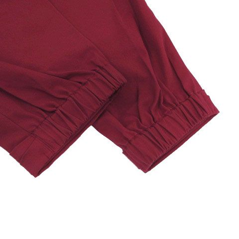 アンタイトル UNTITLED パンツ ジョガーパンツ タック 裾ゴム ストレッチ コットン混 ピンク系 ピンクパープル 2