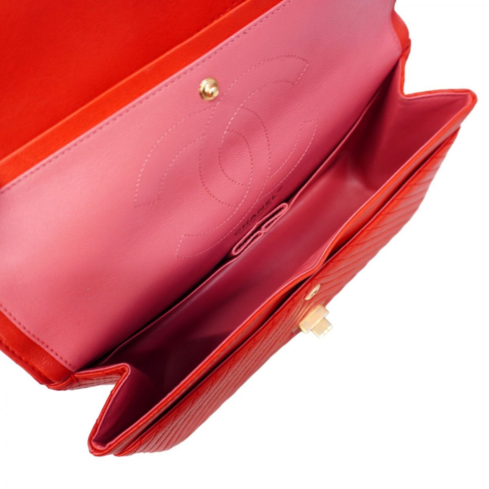 シャネル(Chanel) シャネル ショルダーバッグ Vステッチ W