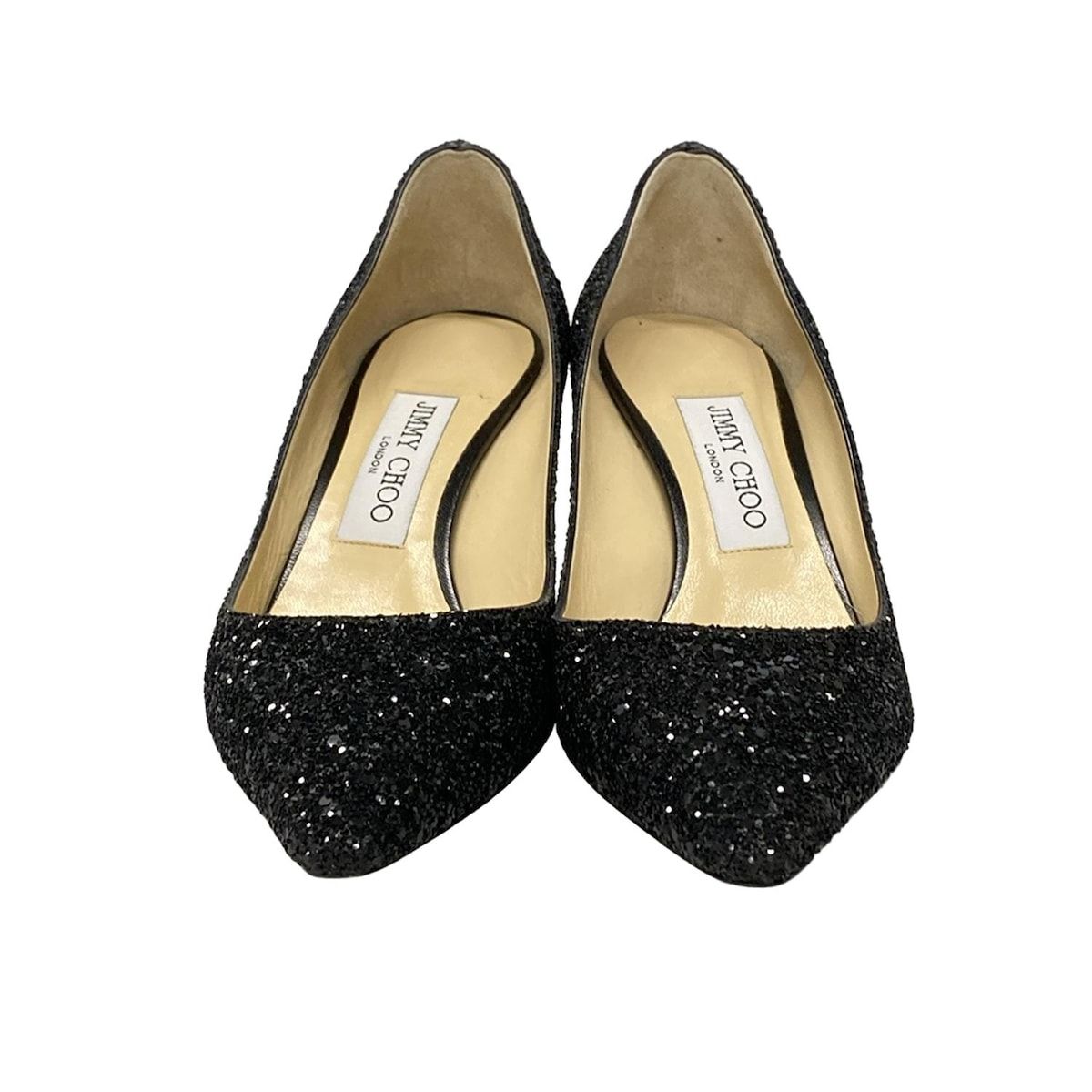 JIMMY CHOO ジミーチュウ　パンプス　黒　361/2 Jimmy Choo ジミー・チュウ パンプス エナメル 黒 34 - メルカリ