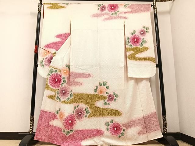 平和屋着物●豪華振袖　総絞り　霞花文　正絹　逸品　AABC0619ph 平和屋着物○豪華振袖 総絞り 霞花文 正絹 逸品 AABC0619ph - メルカリ