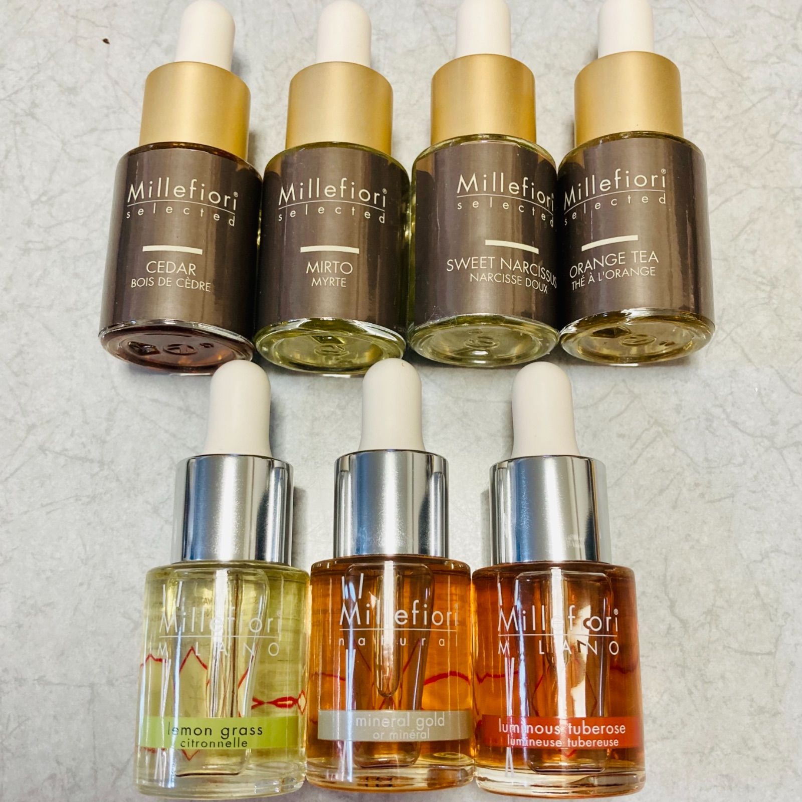 セール！ 新品　Millefiori (ミッレフィオーリ) アロマオイル7本 セール！ 新品Millefiori (ミッレフィオーリ) アロマオイル7本iPhone