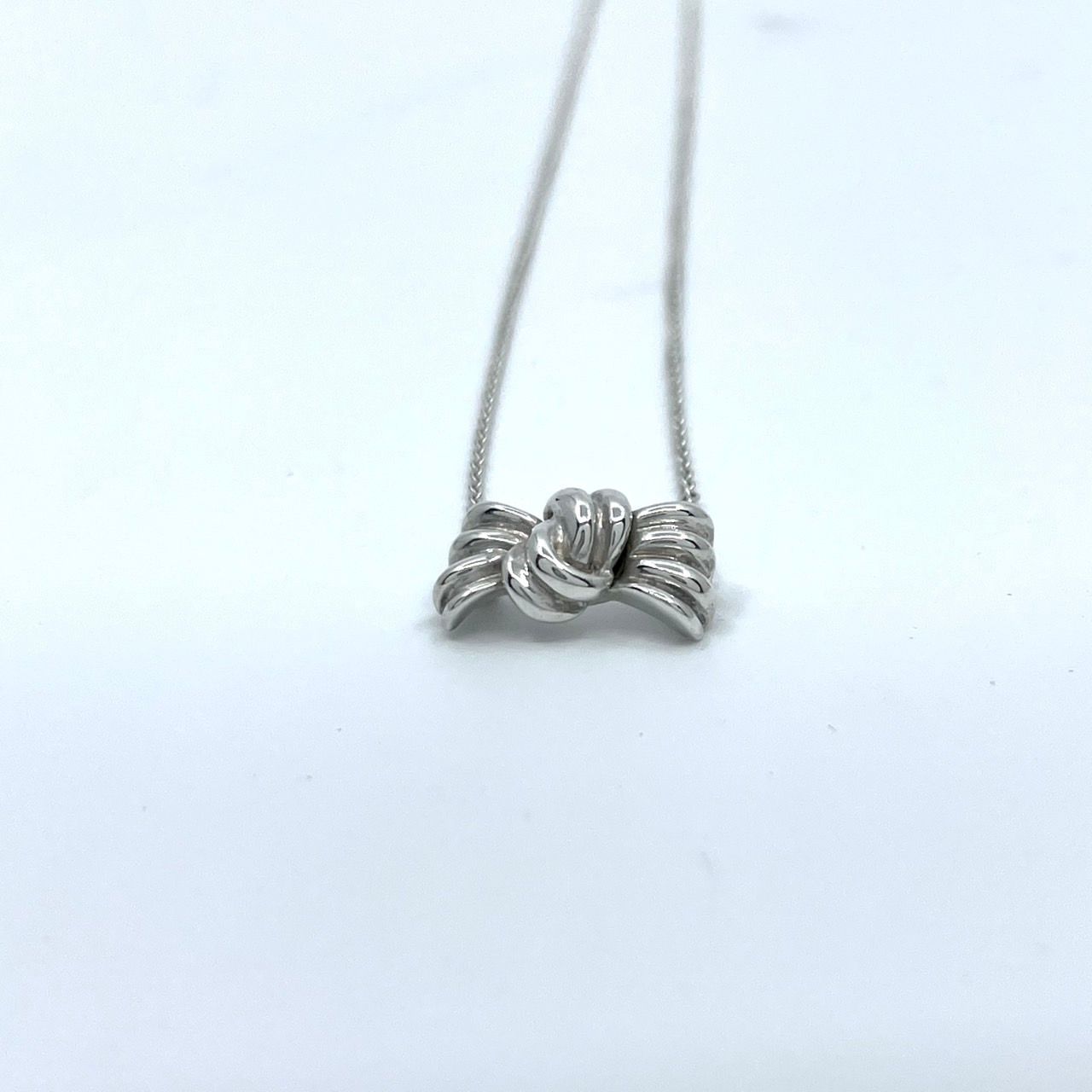 ✨ティファニー✨ ボウ リボン ネックレス シルバー ペンダント TIFFANY&Co. ティファニー ボウ リボン ネックレス シルバー