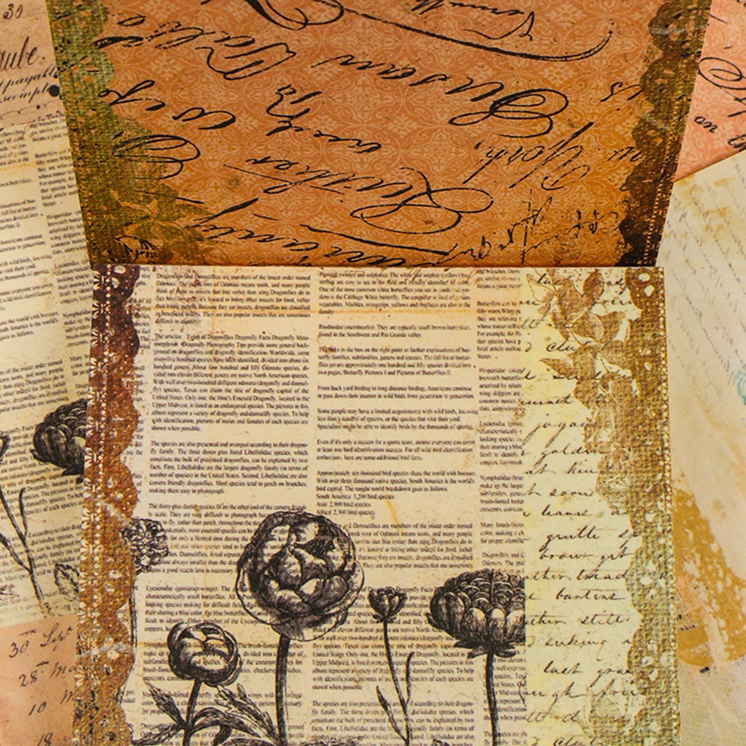 コラージュ素材紙もの素材紙【2300】