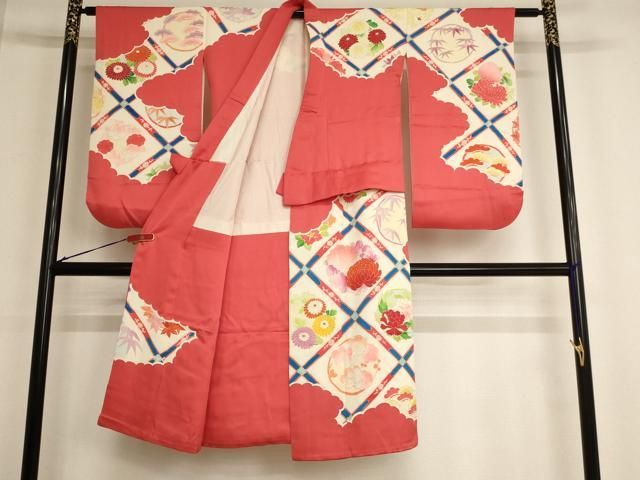 平和屋着物[]七五三 女の子 7歳 祝着 四つ身 長襦袢セット 天井