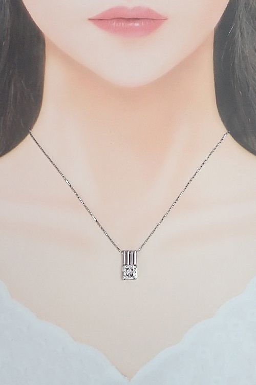 星の砂 ダイヤモンド ネックレス Pt900 Pt850 HOSHI no SUNA