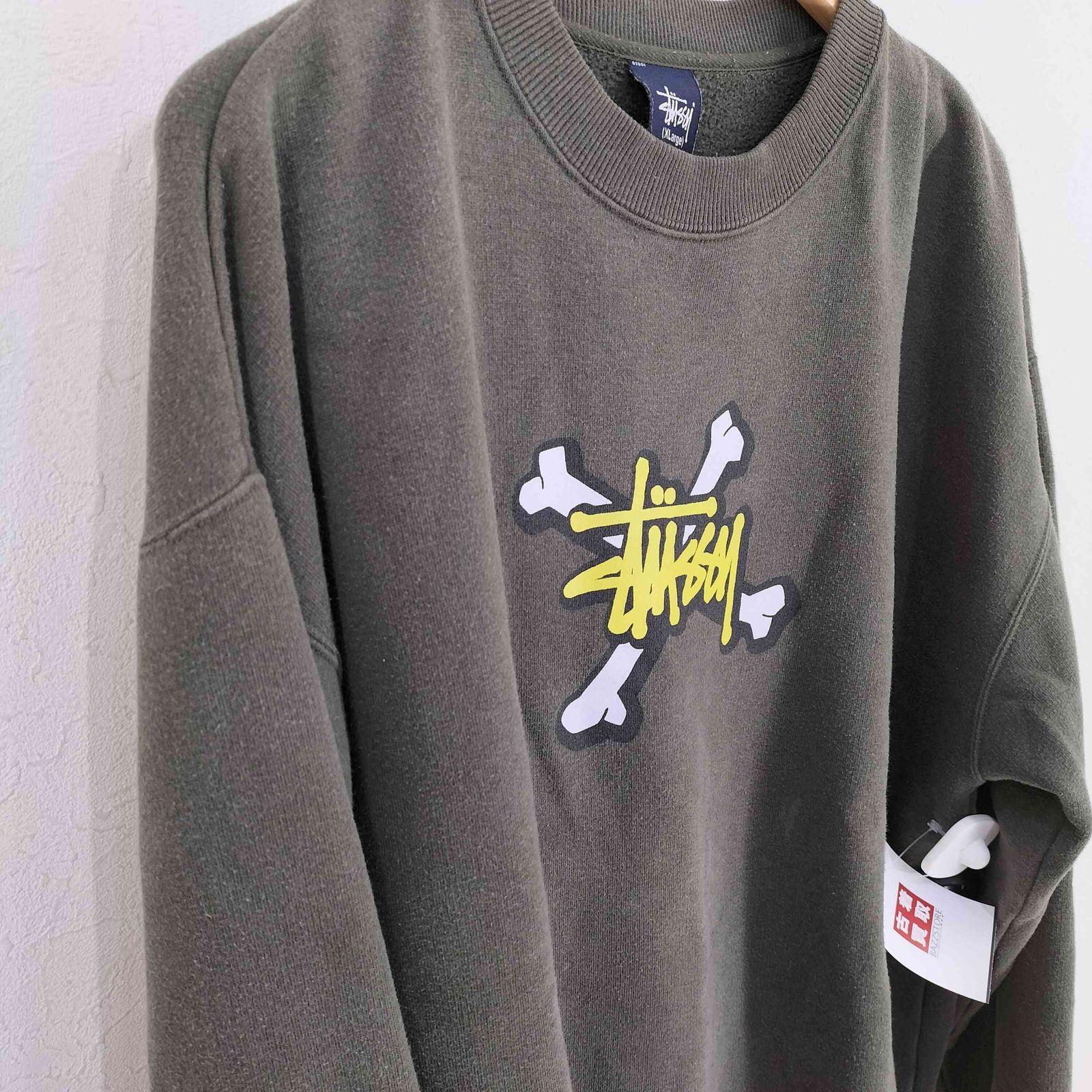 ステューシー Stussy 90s 紺タグ クロスボーンプリント