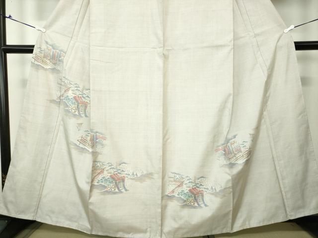 未使用品】単衣 都喜ェ門 本場大島紬 七マルキ 証紙付 平和屋 未使用品】単衣 都喜ェ門 本場大島紬 七マルキ 証紙付 平和屋