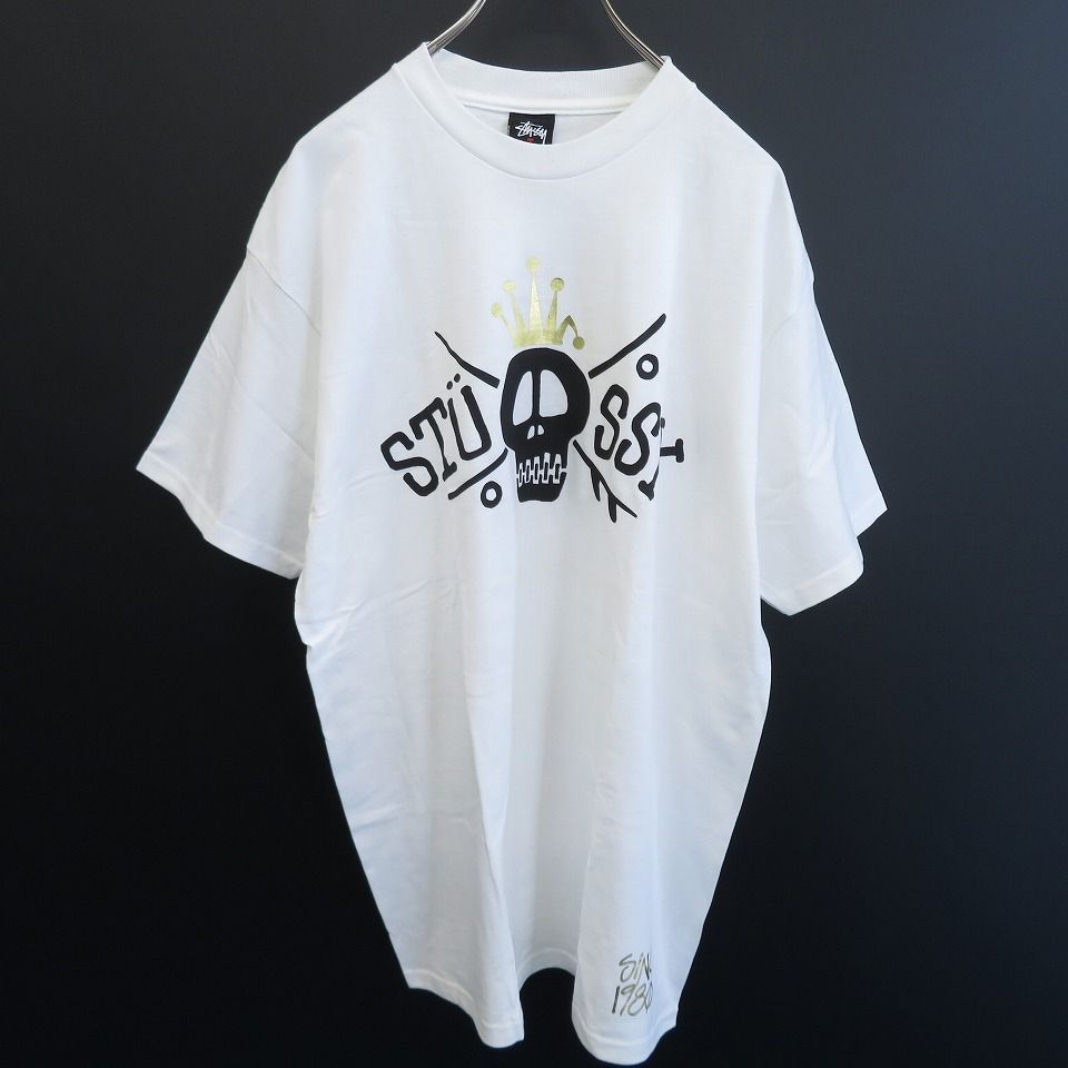 STUSSY ステューシー グラフィック Tシャツ ARC SKULL 904610