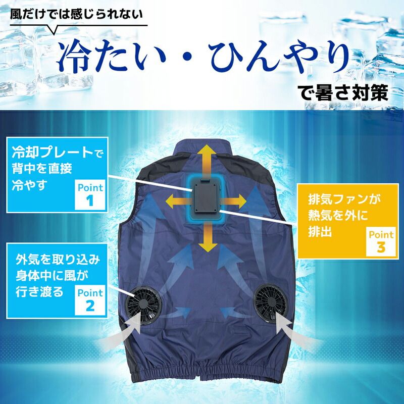 M2094-104-80】空調服 空調作業服 史上最強33V超高出力 ファン M2094-104-80】空調服 空調作業服 史上最強33V超高出力 ファン