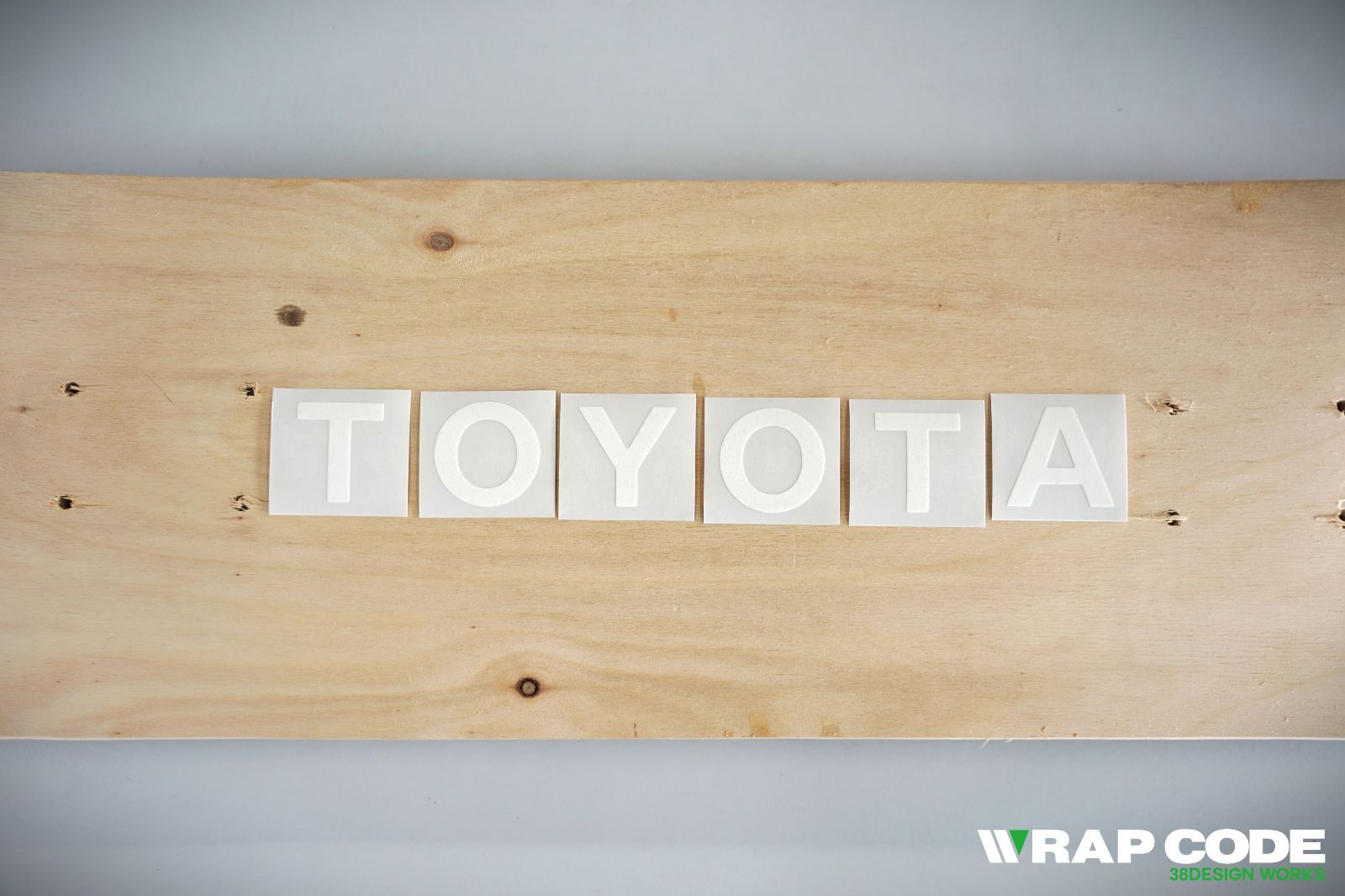 ZX純正バックドアガーニッシュASSY＆TOYOTA表面マットフィルム