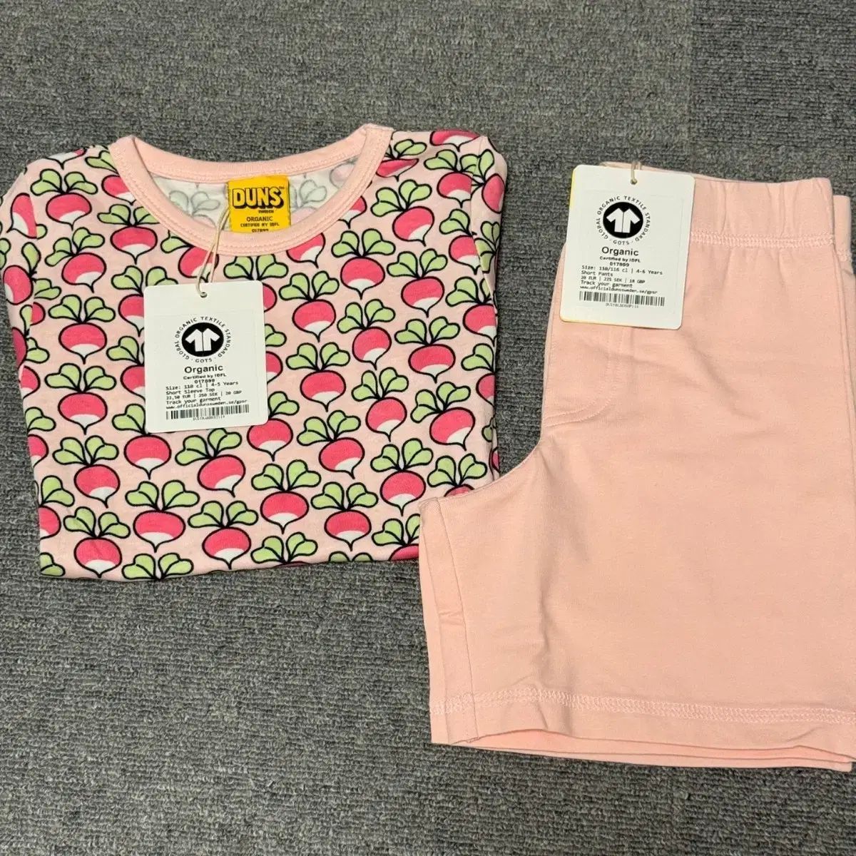 ダン ブラー シンク ピンク むらさき 110 半袖 ハーフパンツ