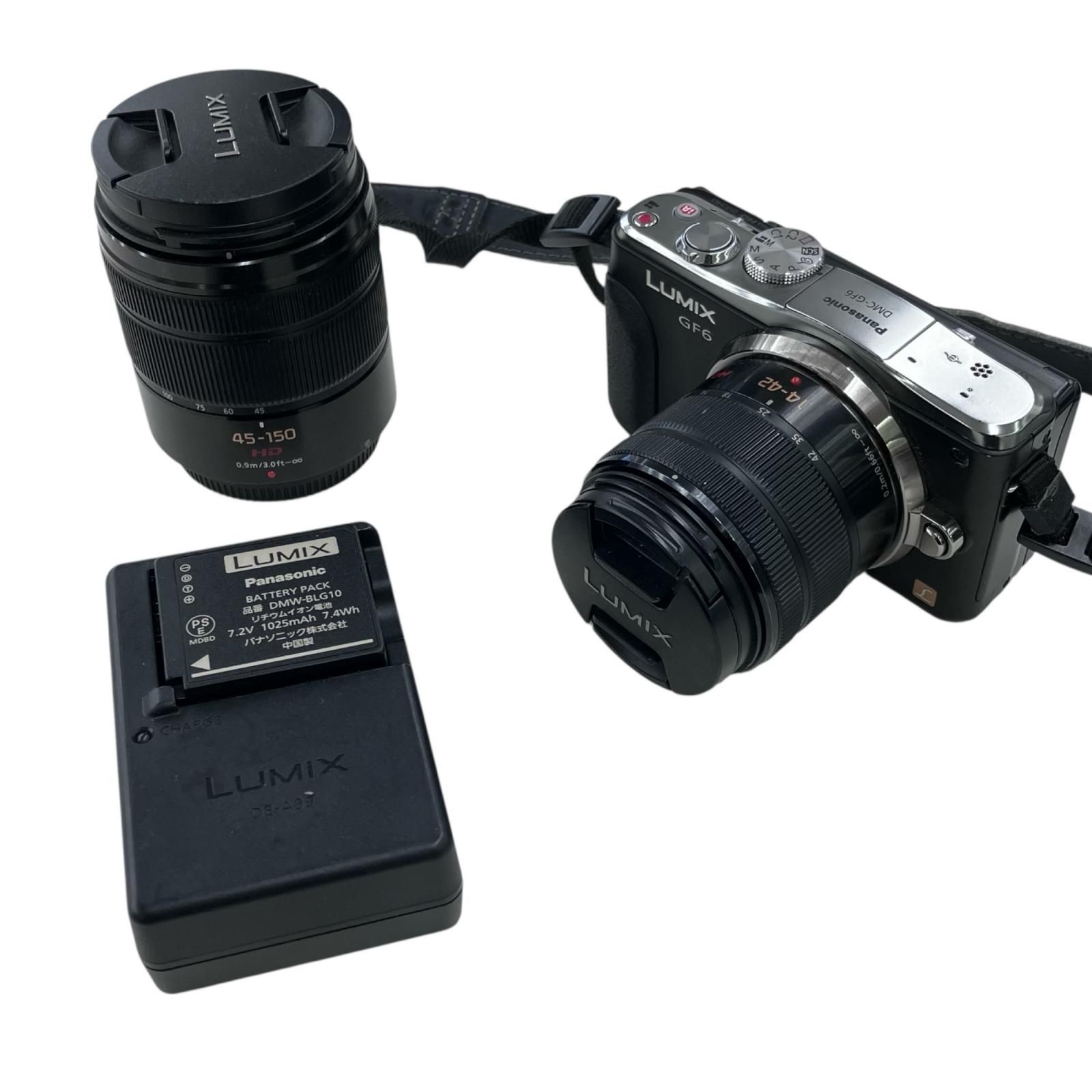 186000 現状品 Panasonic パナソニック ミラーレス一眼 LUMIX GF6 DMC-GF6 ブラック