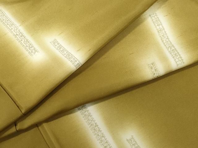 平和屋着物○上質な紬 吉祥文 桑染色地 さが美扱い 正絹 逸品  