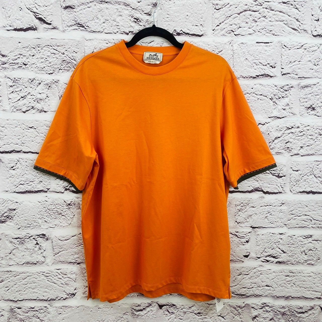 新品未使用・タグ付き】エルメス HERMES サドルステッチ Tシャツ 